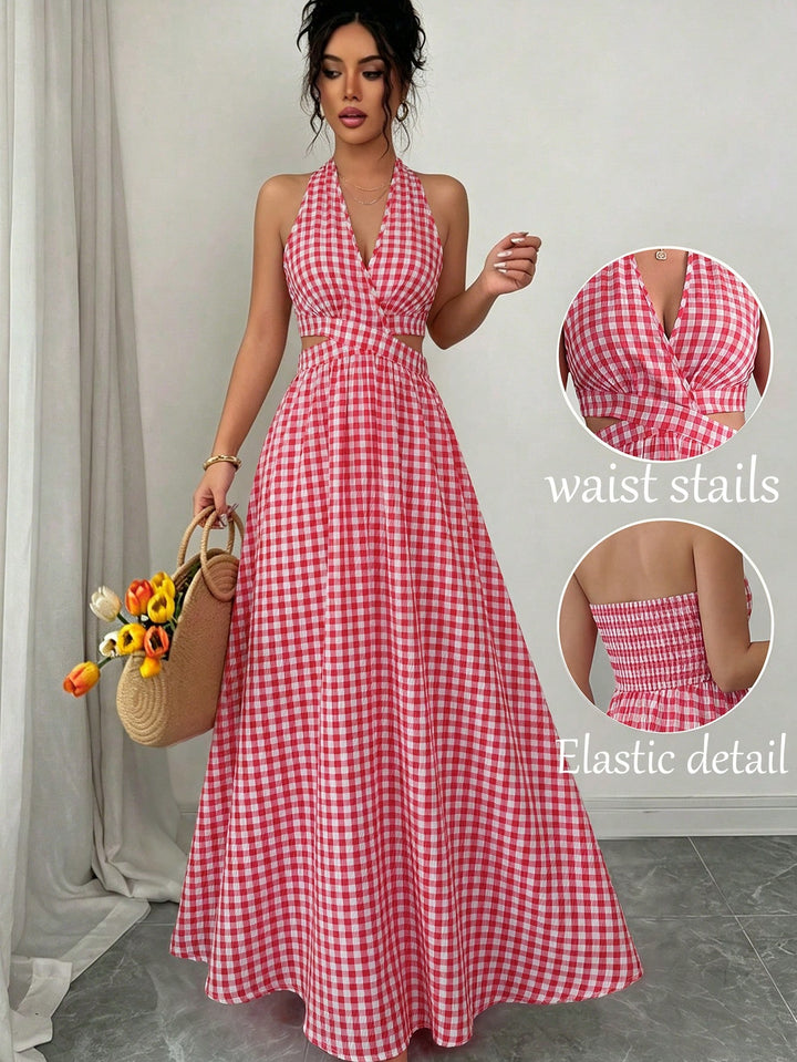 Rochie maxi SHEIN, roșu
