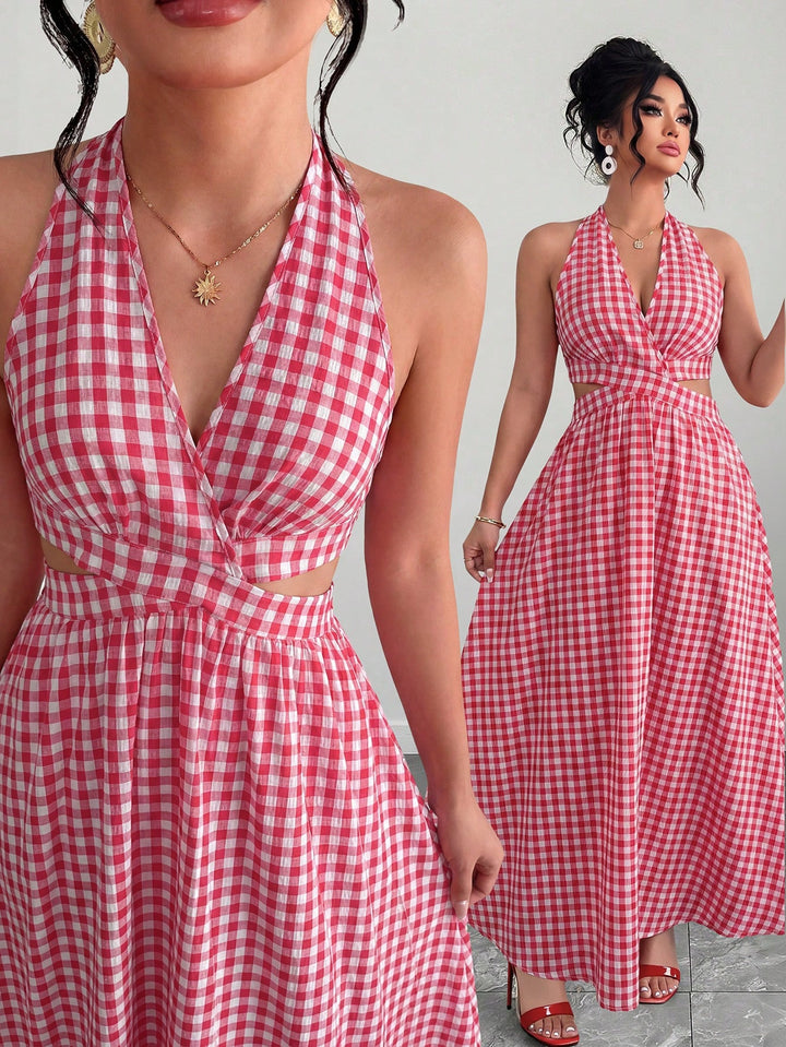 Rochie maxi SHEIN, roșu