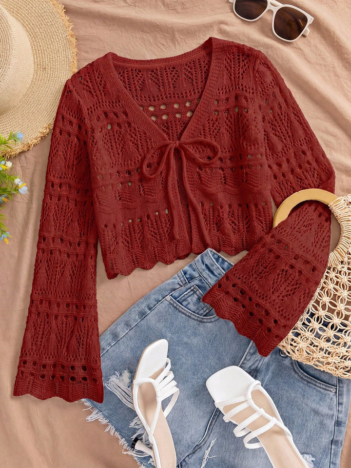 Cardigan SHEIN, portocaliu
