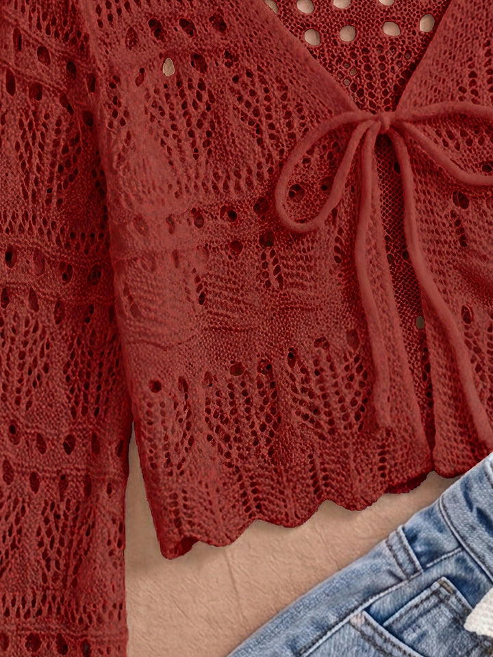 Cardigan SHEIN, portocaliu