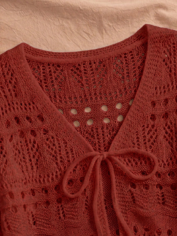 Cardigan SHEIN, portocaliu