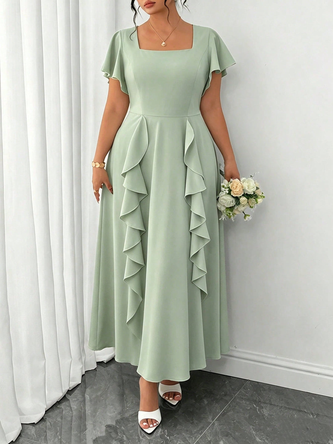 Rochie SHEIN, verde