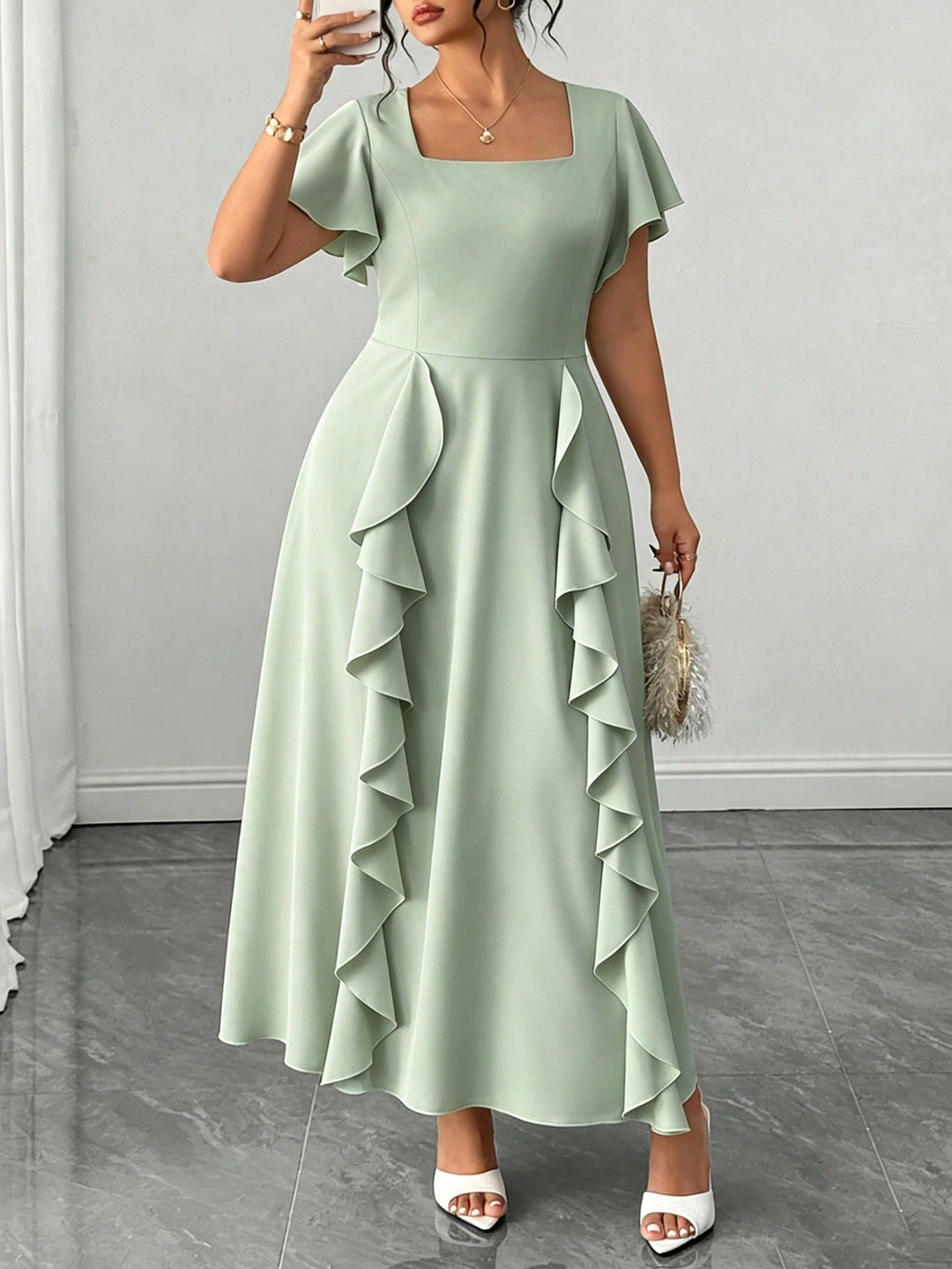 Rochie SHEIN, verde