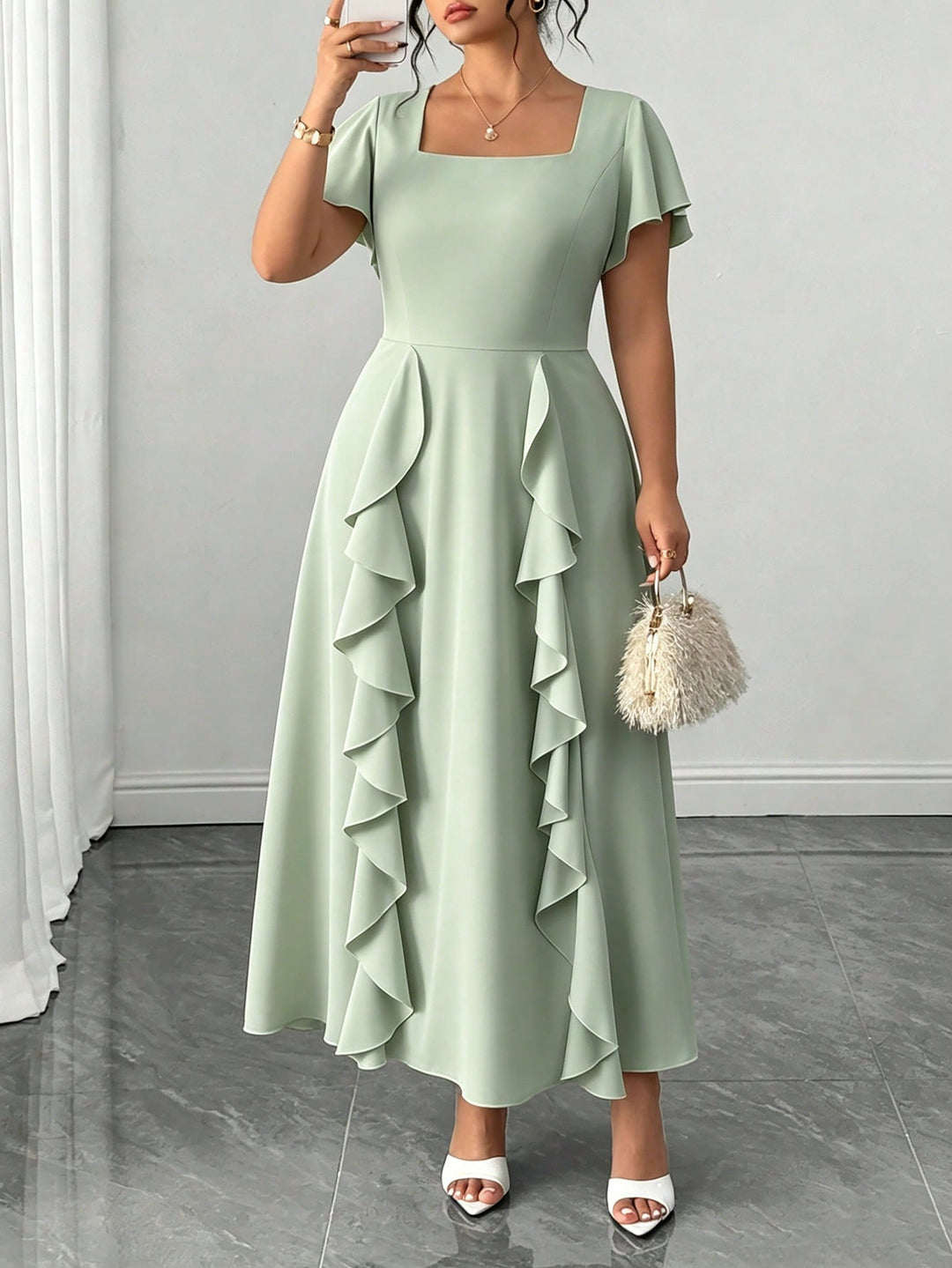 Rochie SHEIN, verde