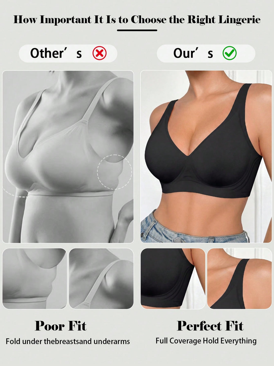 Sutien SHEIN, mix culori