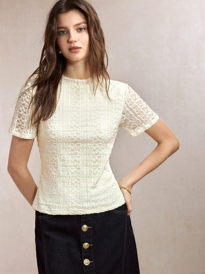 Tricou SHEIN, bej
