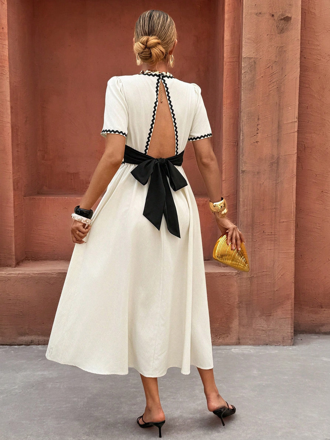 Rochie maxi SHEIN, bej