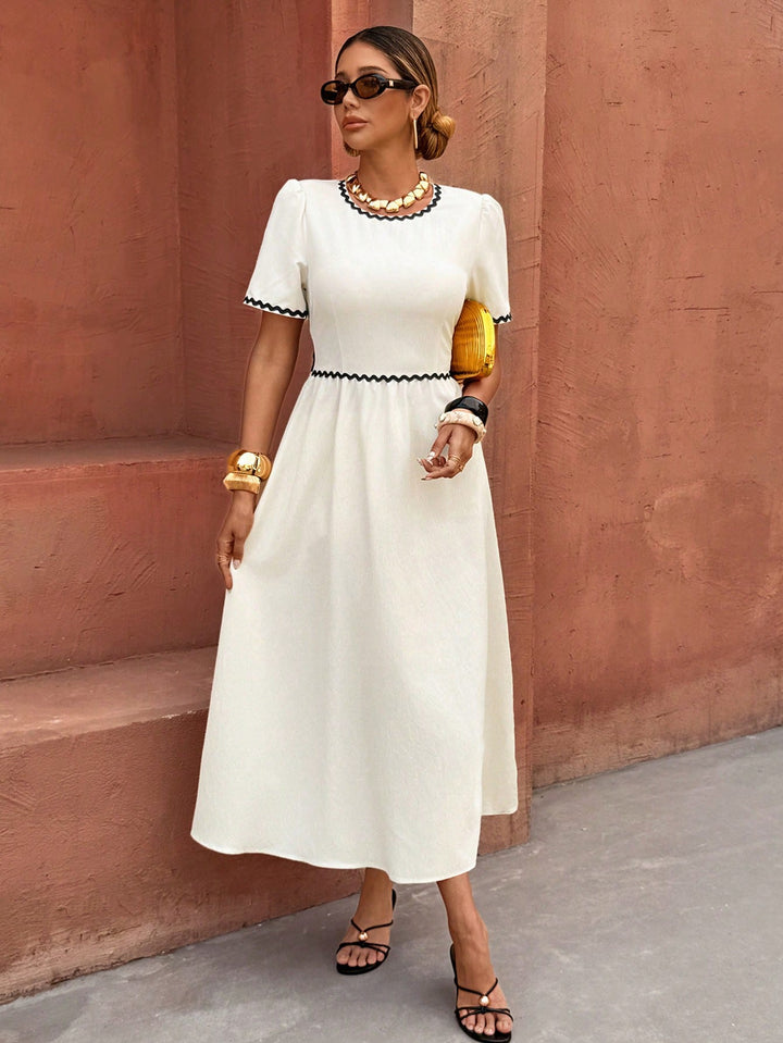 Rochie maxi SHEIN, bej