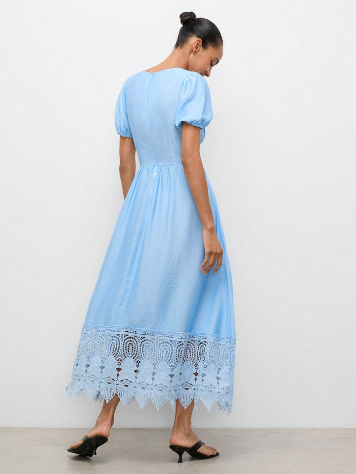 Rochie maxi SHEIN, albastru
