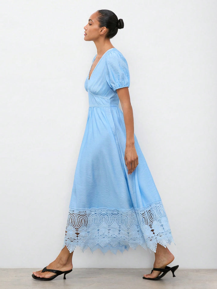 Rochie maxi SHEIN, albastru