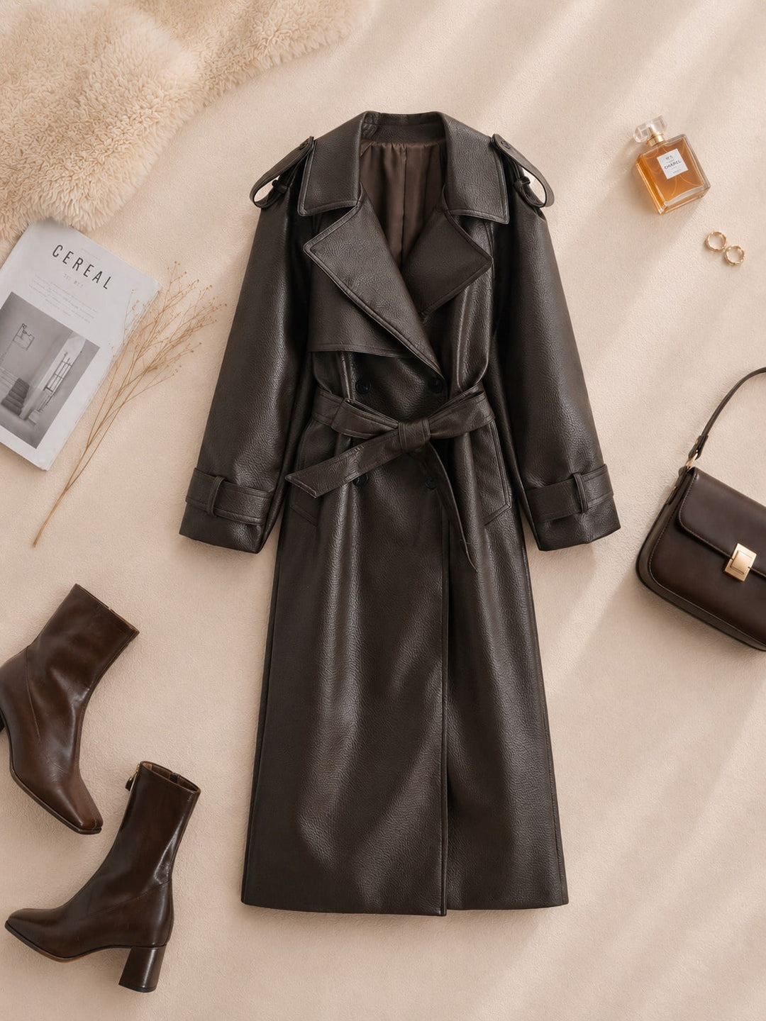 Trench SHEIN, maro