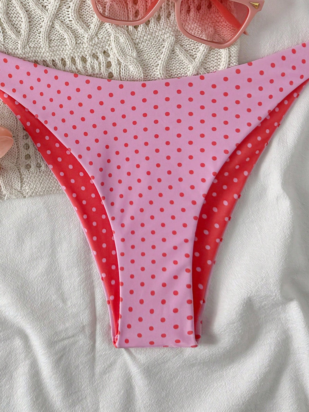 Set bikini SHEIN, roz