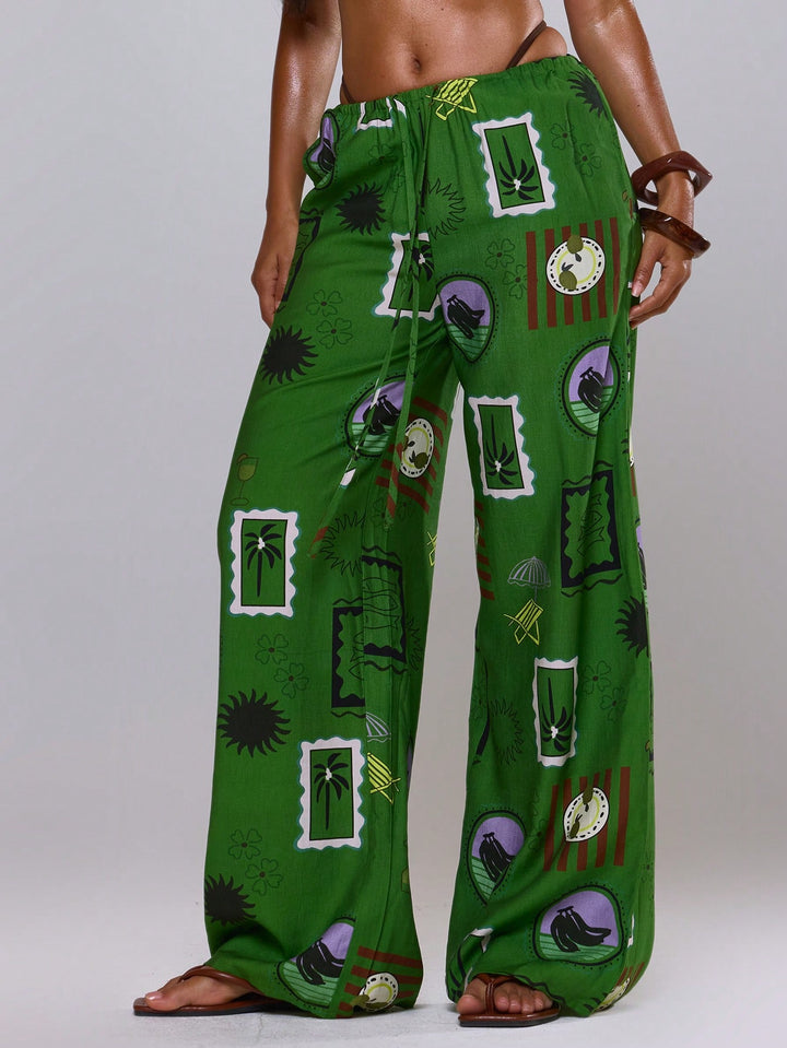 Pantaloni SHEIN, verde