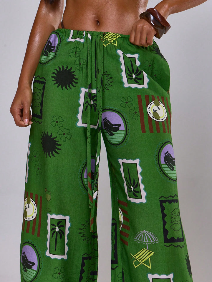 Pantaloni SHEIN, verde