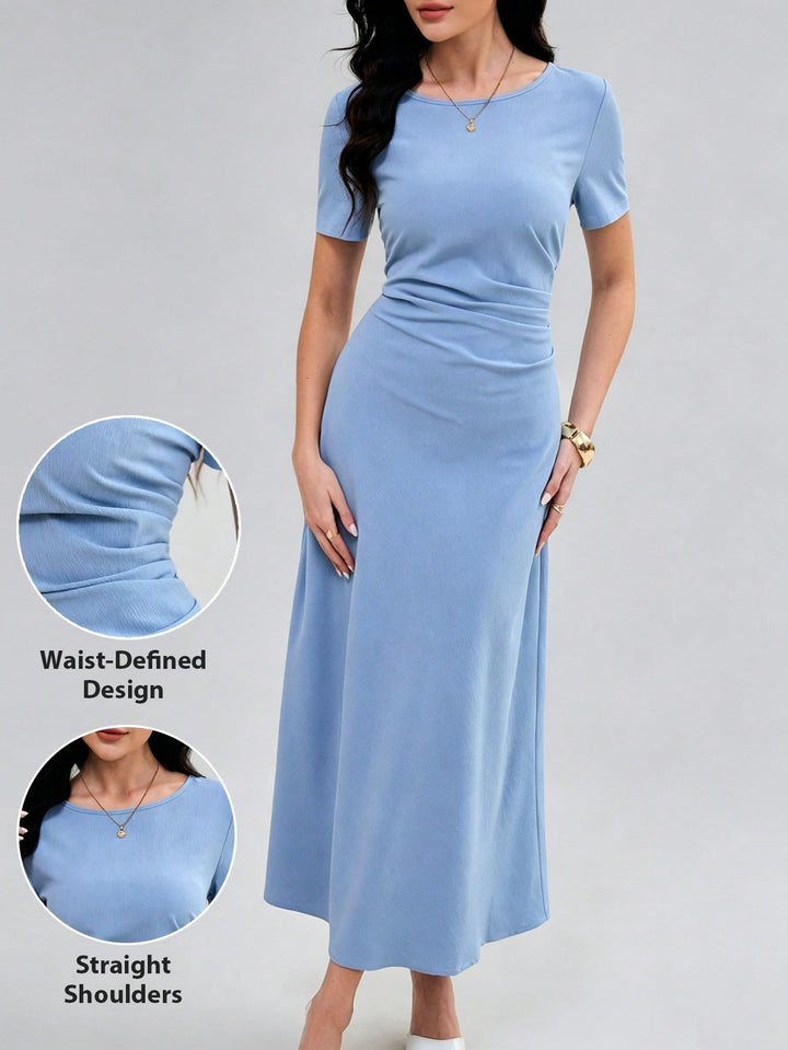 Rochie midi SHEIN, albastru