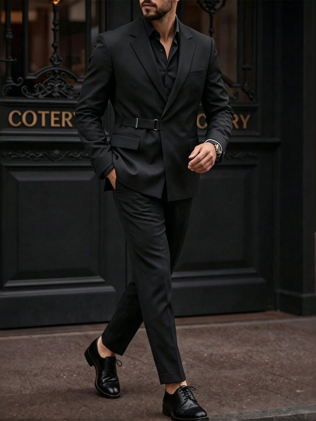 Costum SHEIN, negru