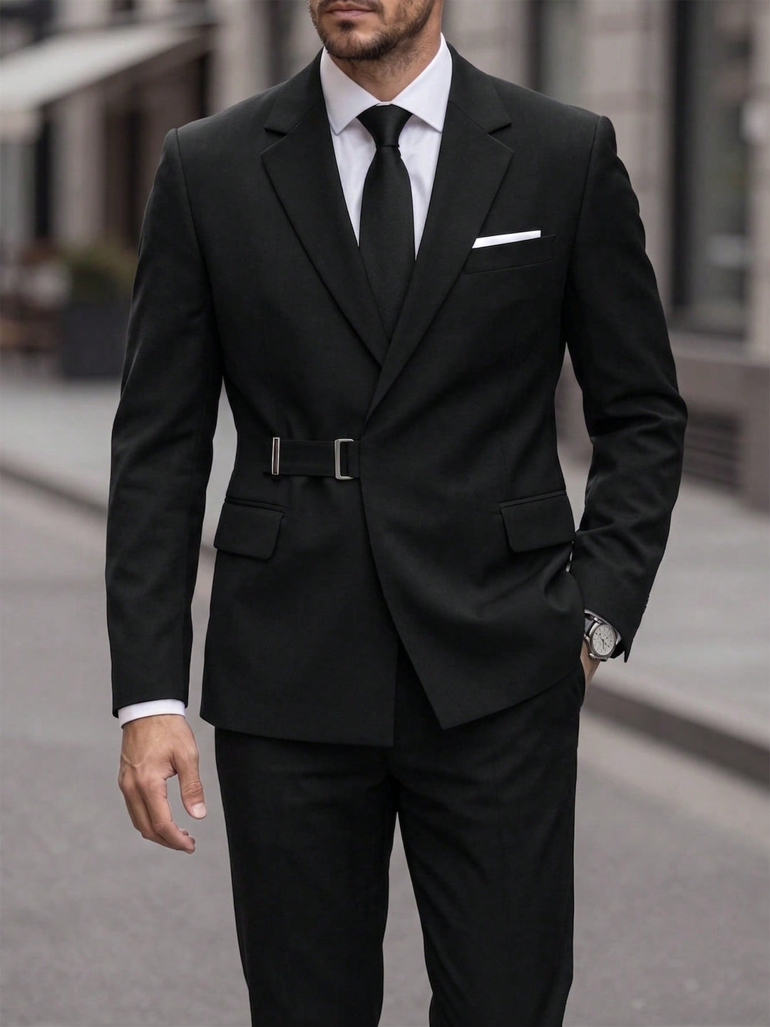 Costum SHEIN, negru