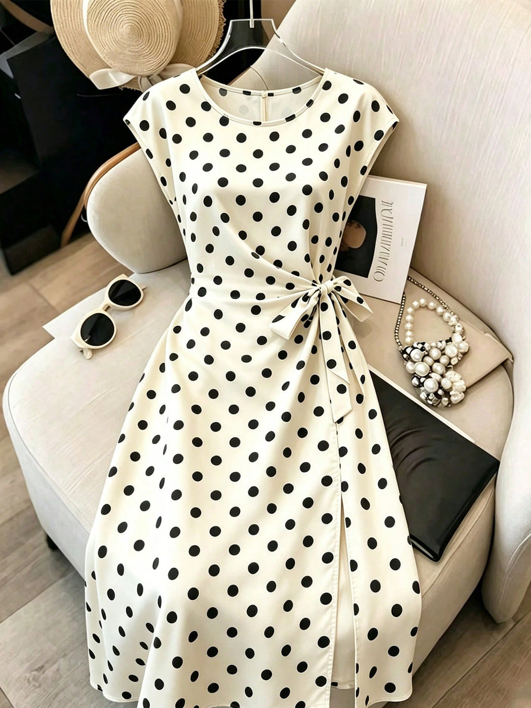 Rochie maxi SHEIN, bej