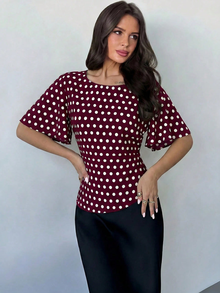 Bluza SHEIN, vișiniu