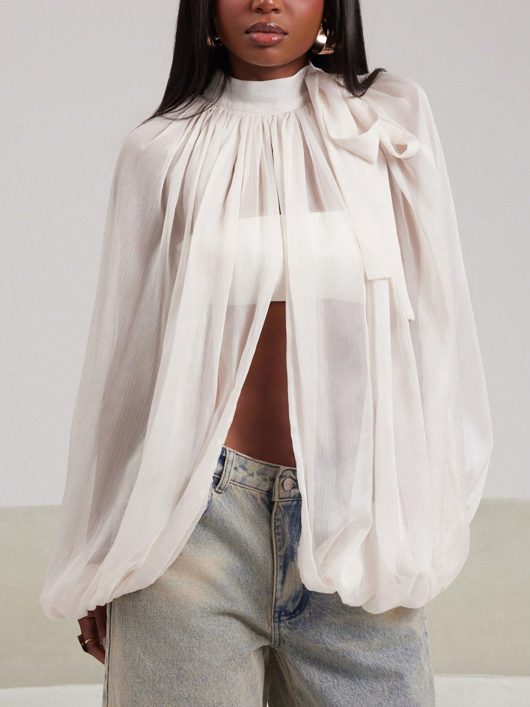 Top SHEIN, bej
