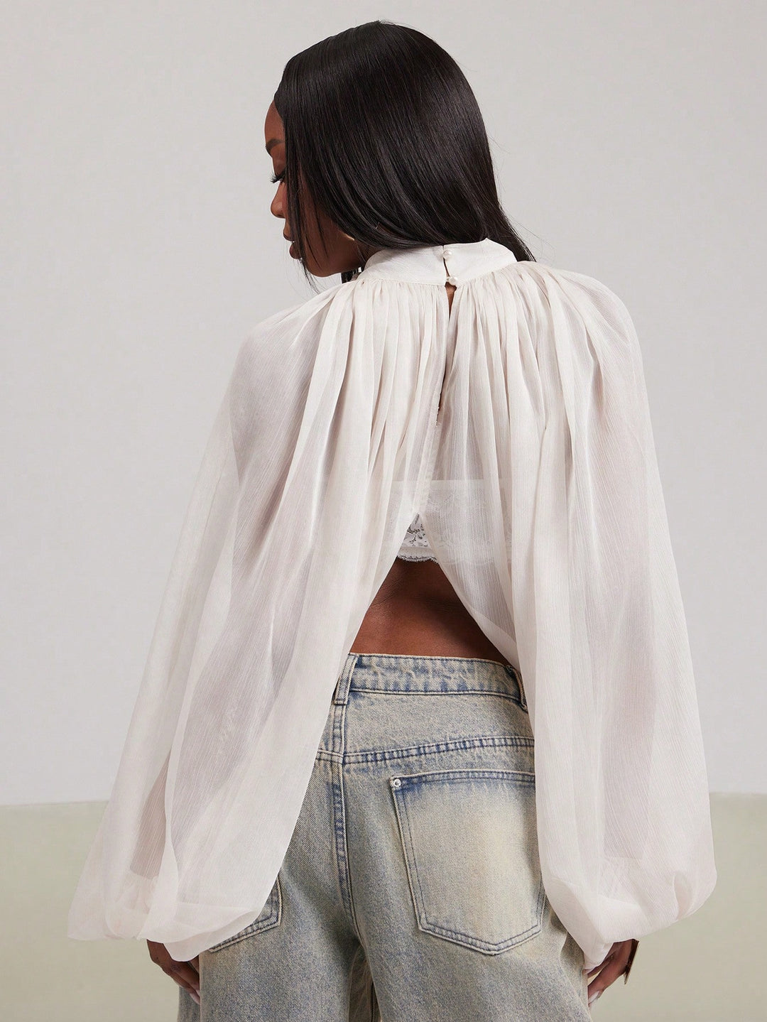 Top SHEIN, bej