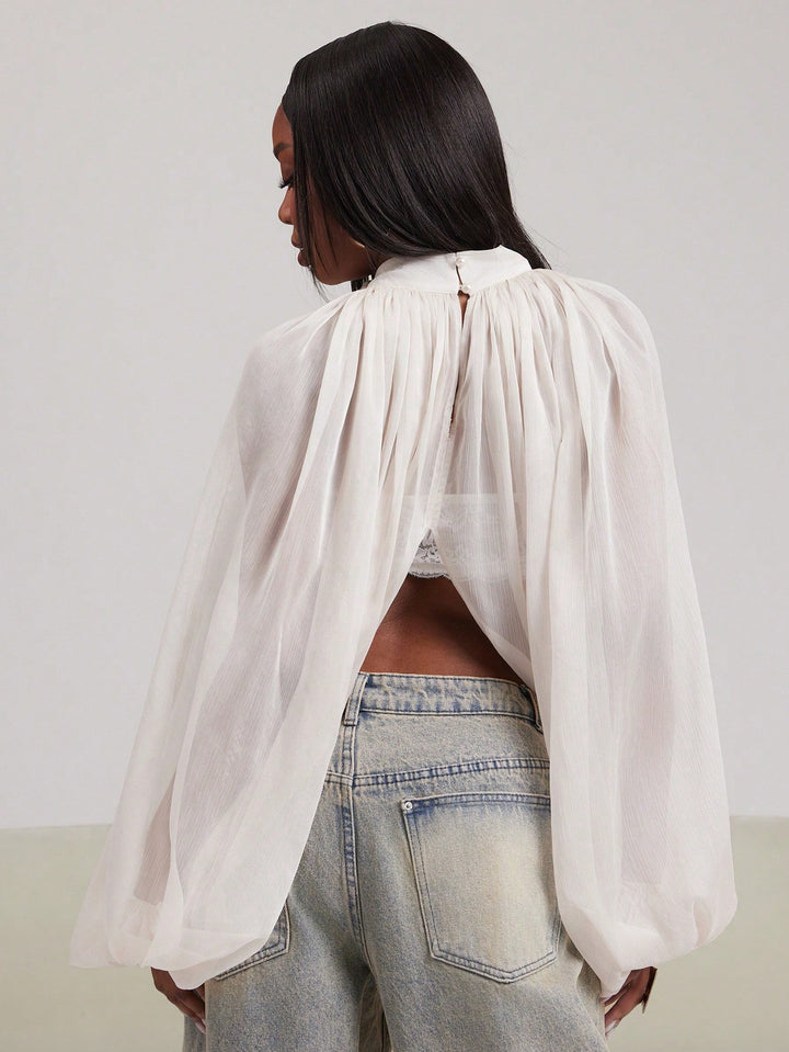 Top SHEIN, bej