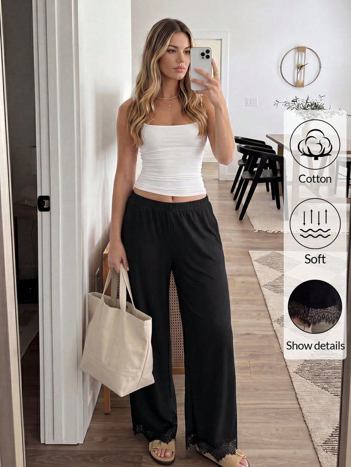 Pantaloni SHEIN, negru
