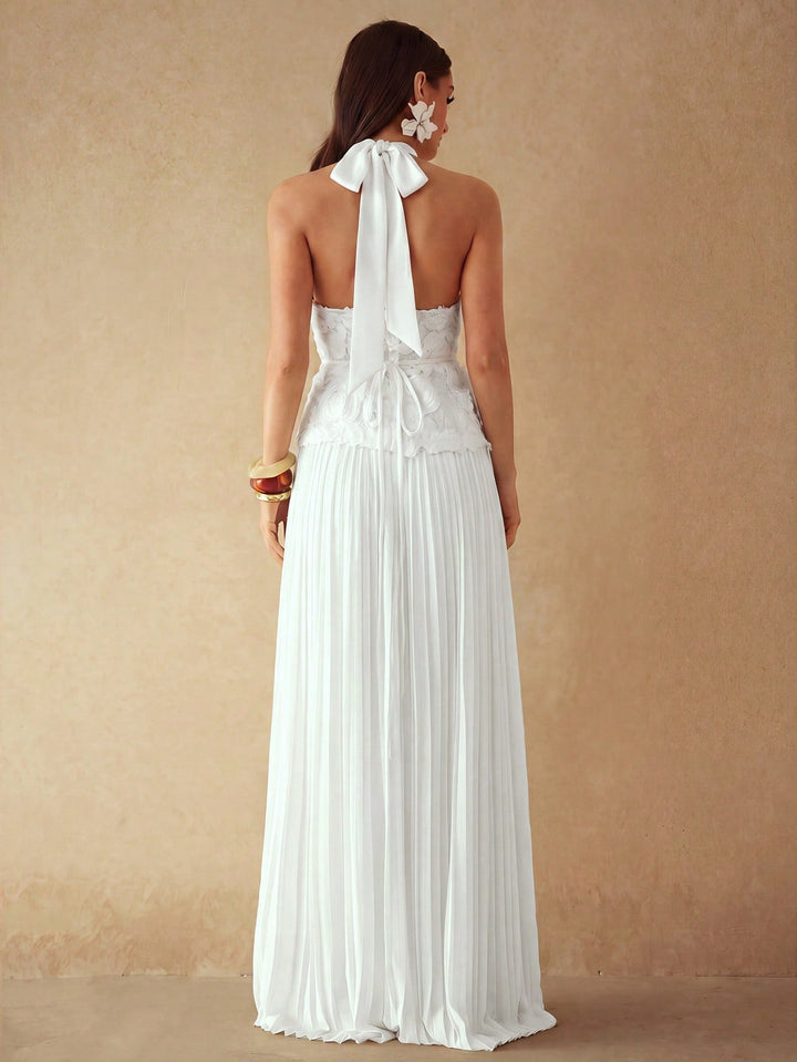 Rochie maxi SHEIN, alb
