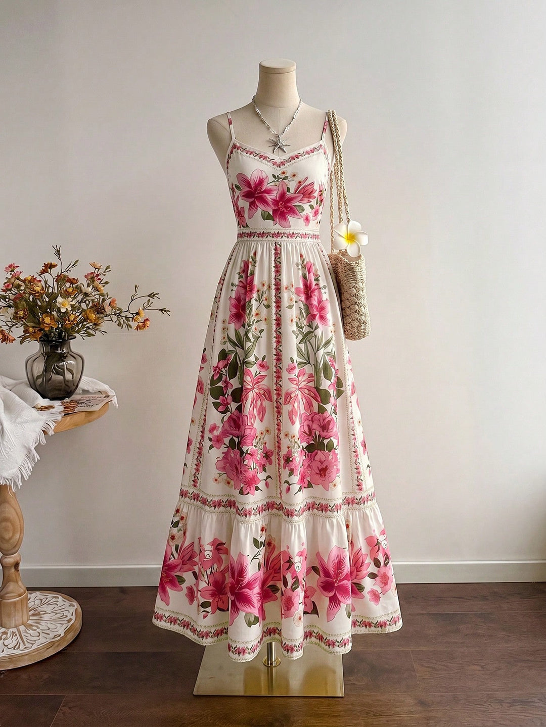 Rochie maxi SHEIN, portocaliu
