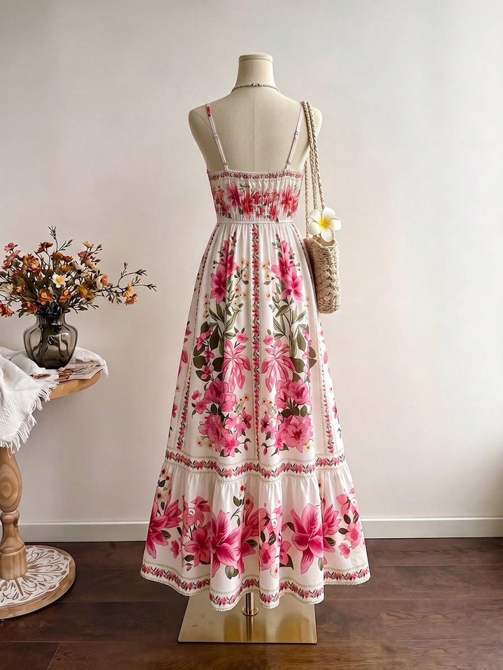 Rochie maxi SHEIN, portocaliu