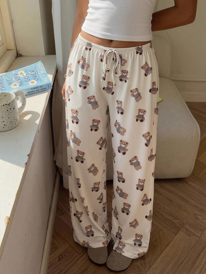 Pantaloni SHEIN, alb