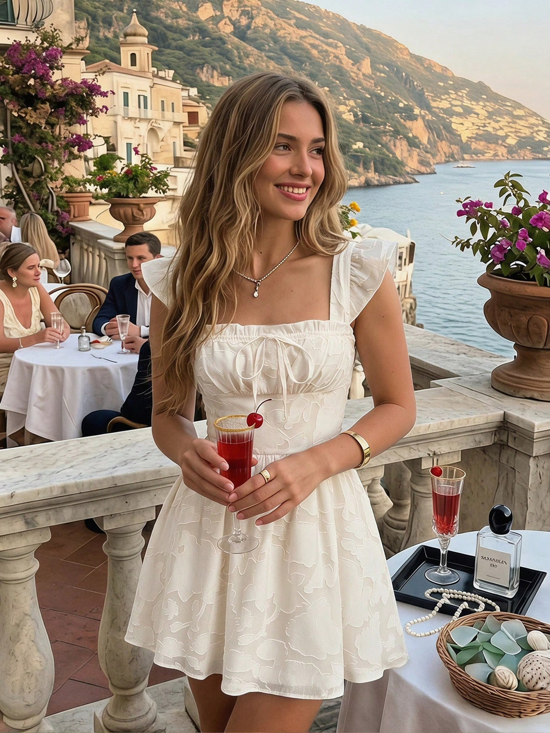 Rochie scurtă SHEIN, portocaliu