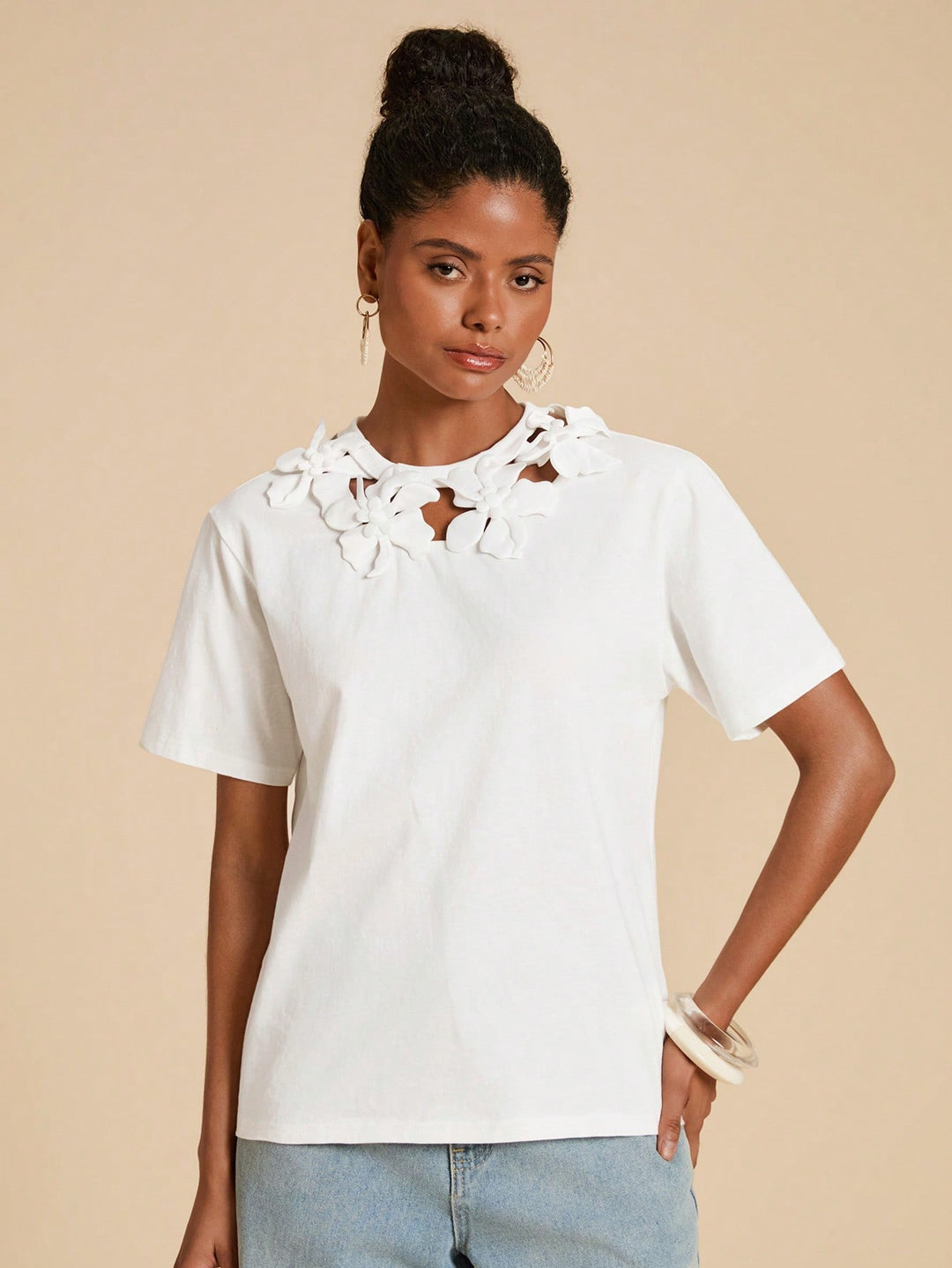 Tricou SHEIN, alb