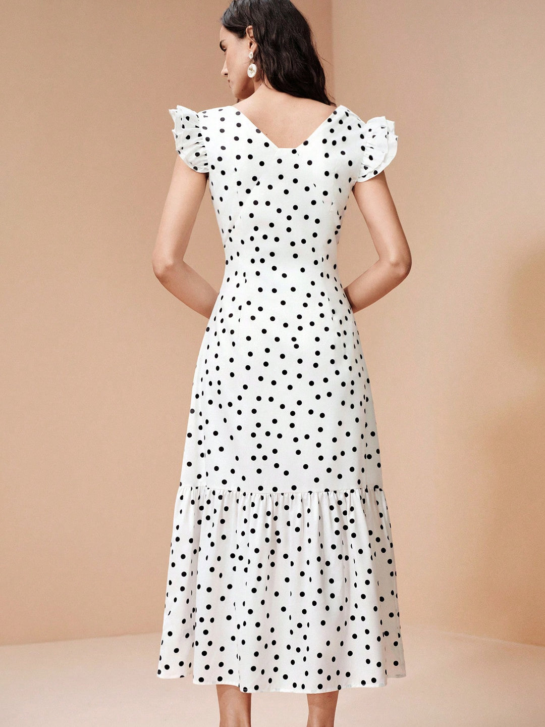 Rochie midi SHEIN, alb