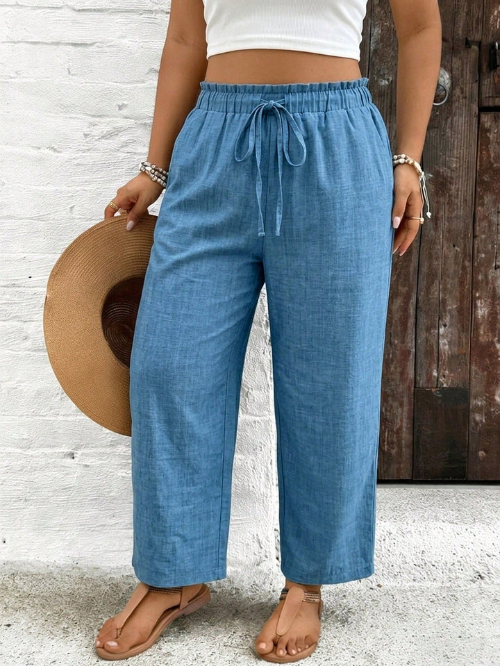 Pantaloni SHEIN, albastru