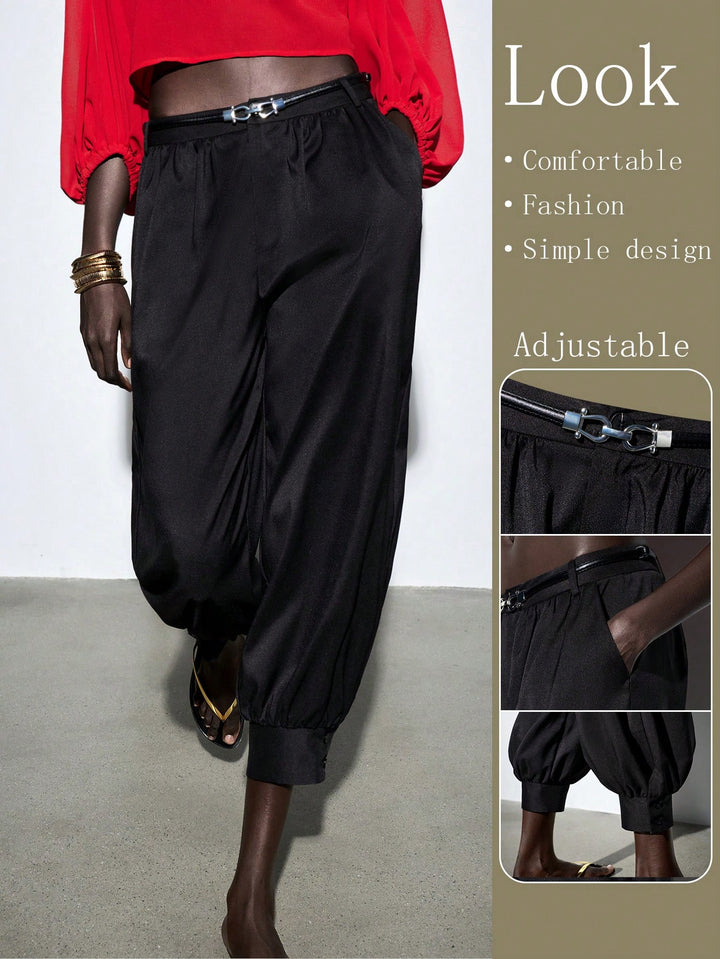 Pantaloni SHEIN, negru