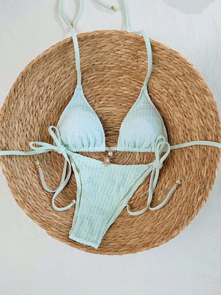 Set bikini SHEIN, albastru