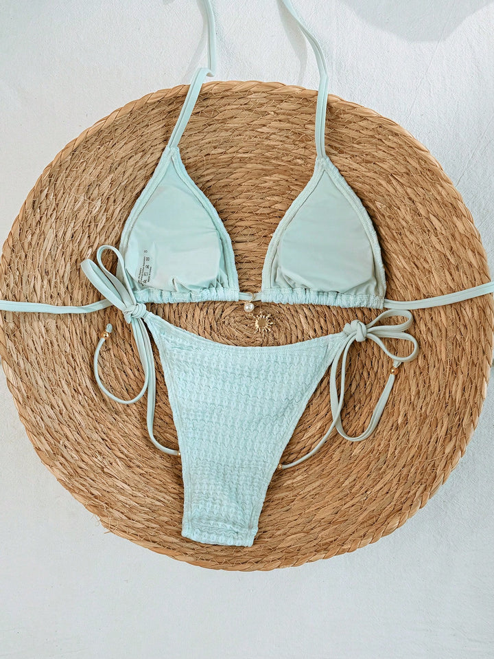 Set bikini SHEIN, albastru