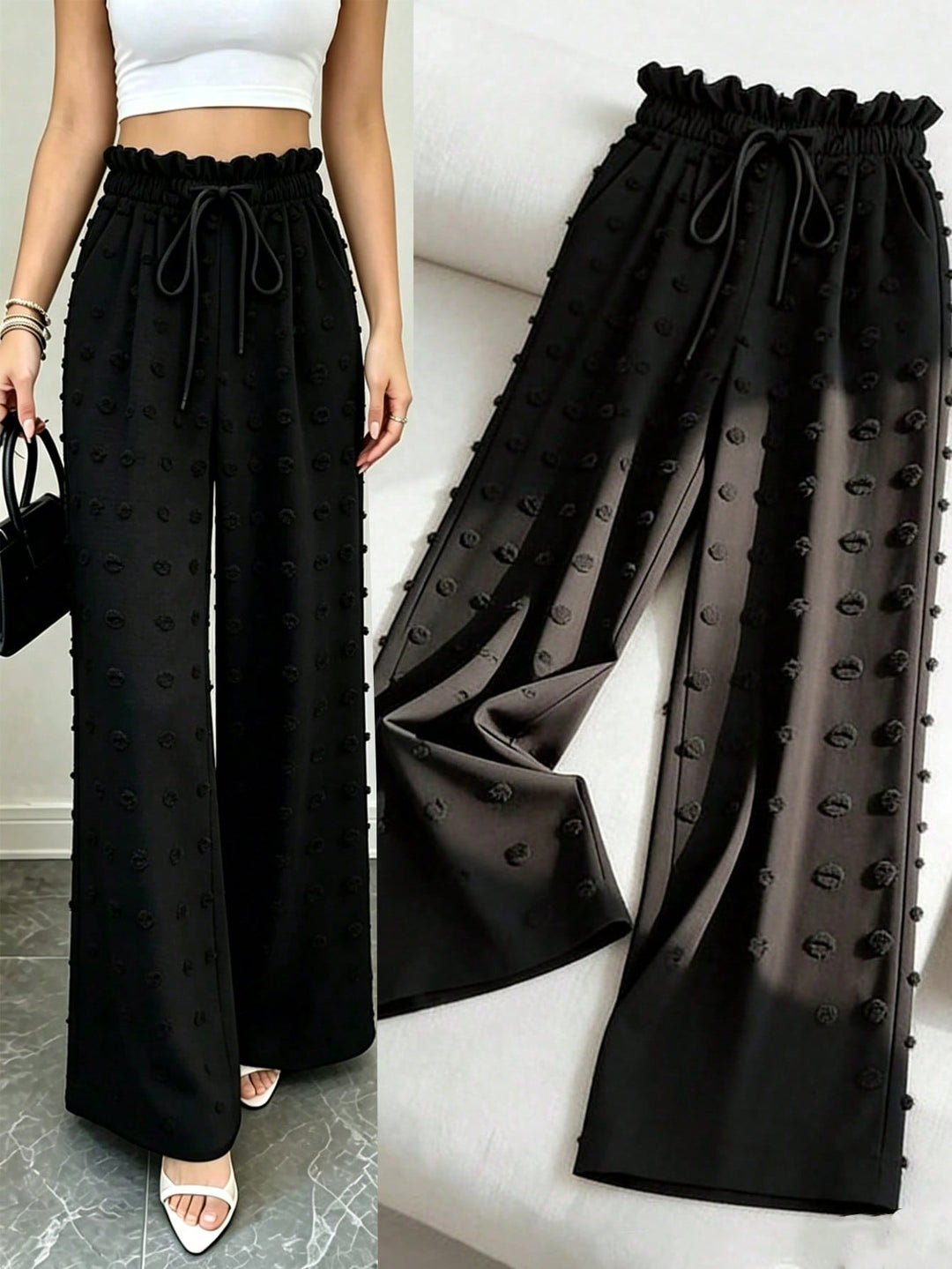 Pantaloni SHEIN, negru