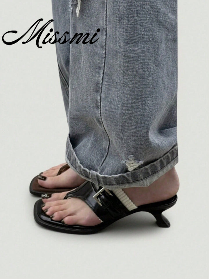 Sandale SHEIN, negru