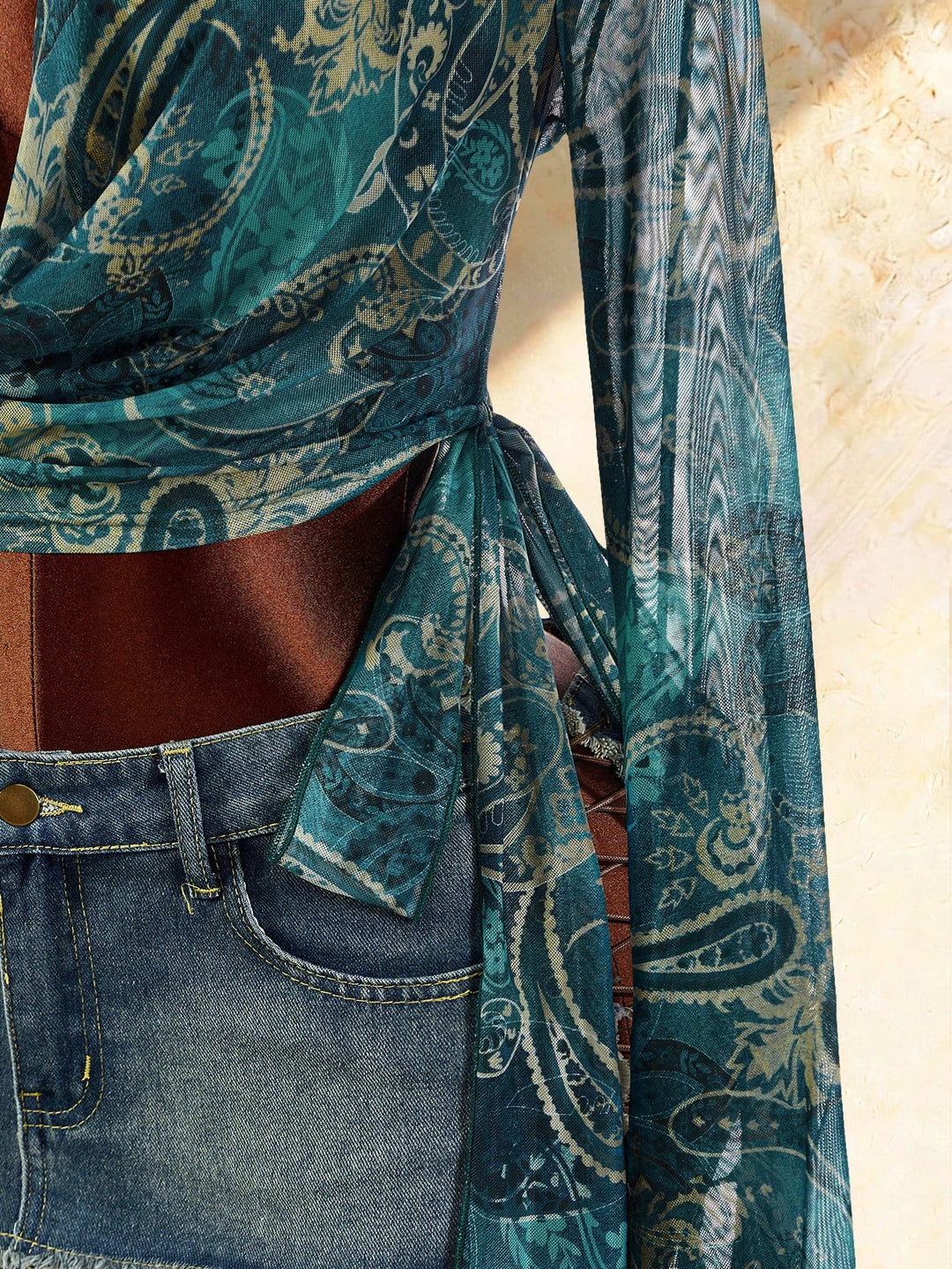 Top SHEIN, albastru