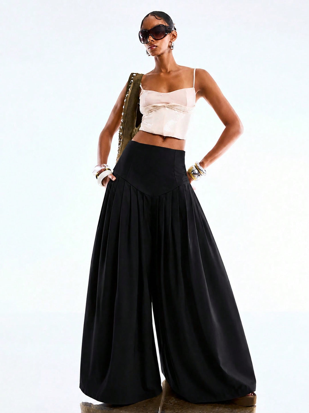 Pantaloni SHEIN, bej