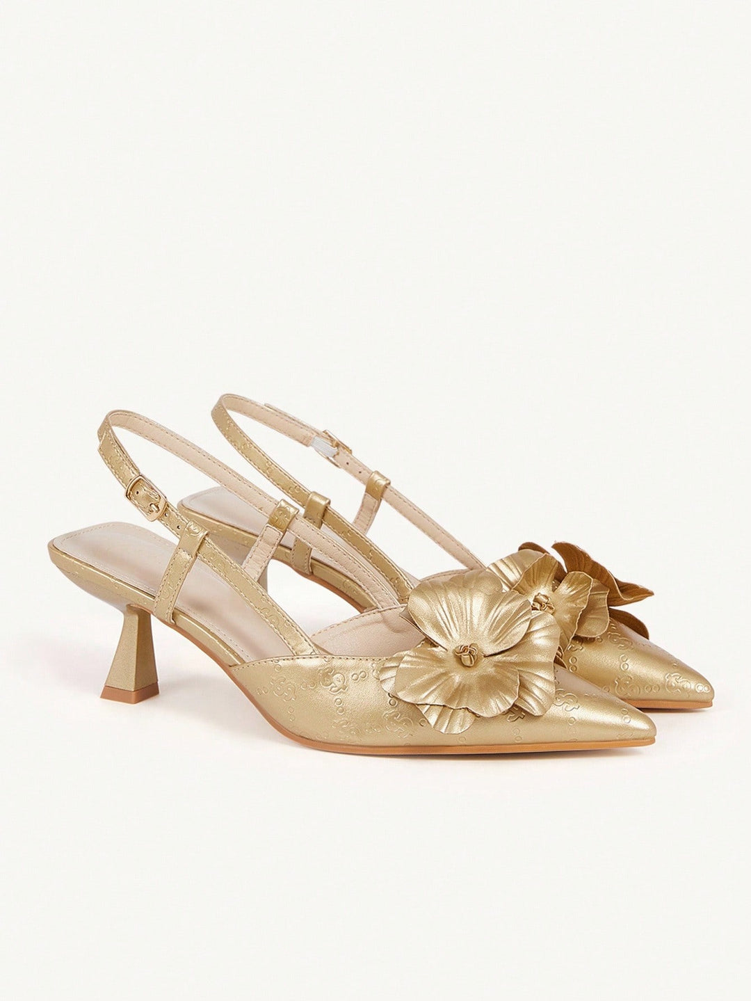 Pantofi cu toc SHEIN, auriu
