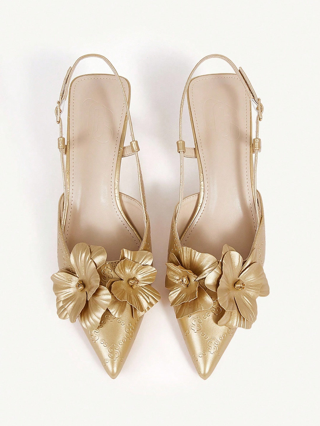 Pantofi cu toc SHEIN, auriu