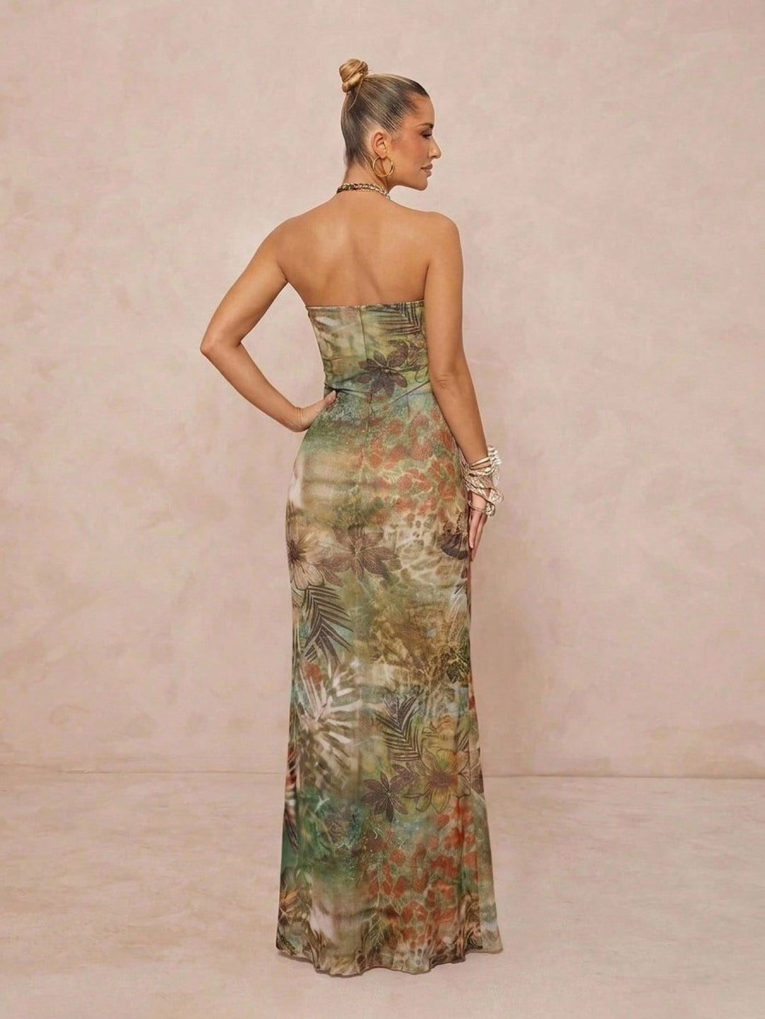 Rochie midi SHEIN, verde
