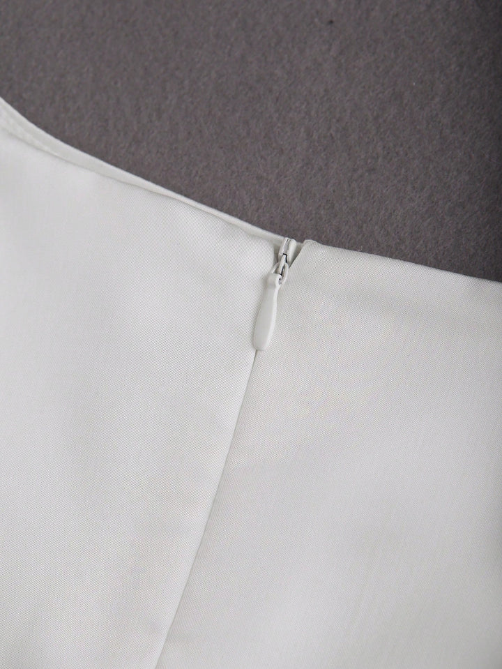Rochie scurtă SHEIN, alb