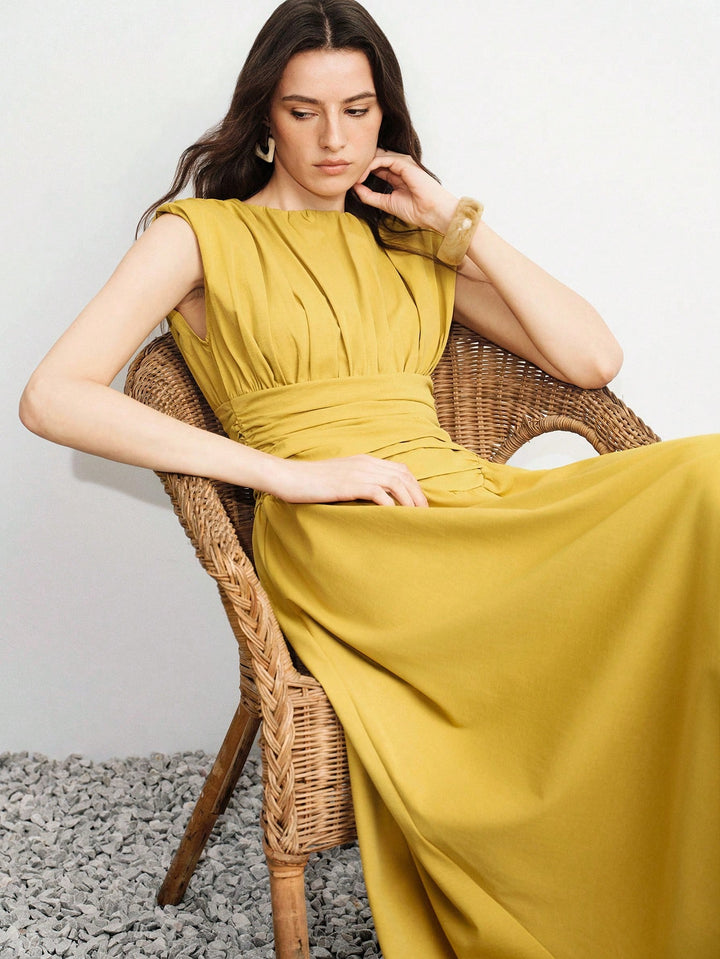 Rochie maxi SHEIN, portocaliu