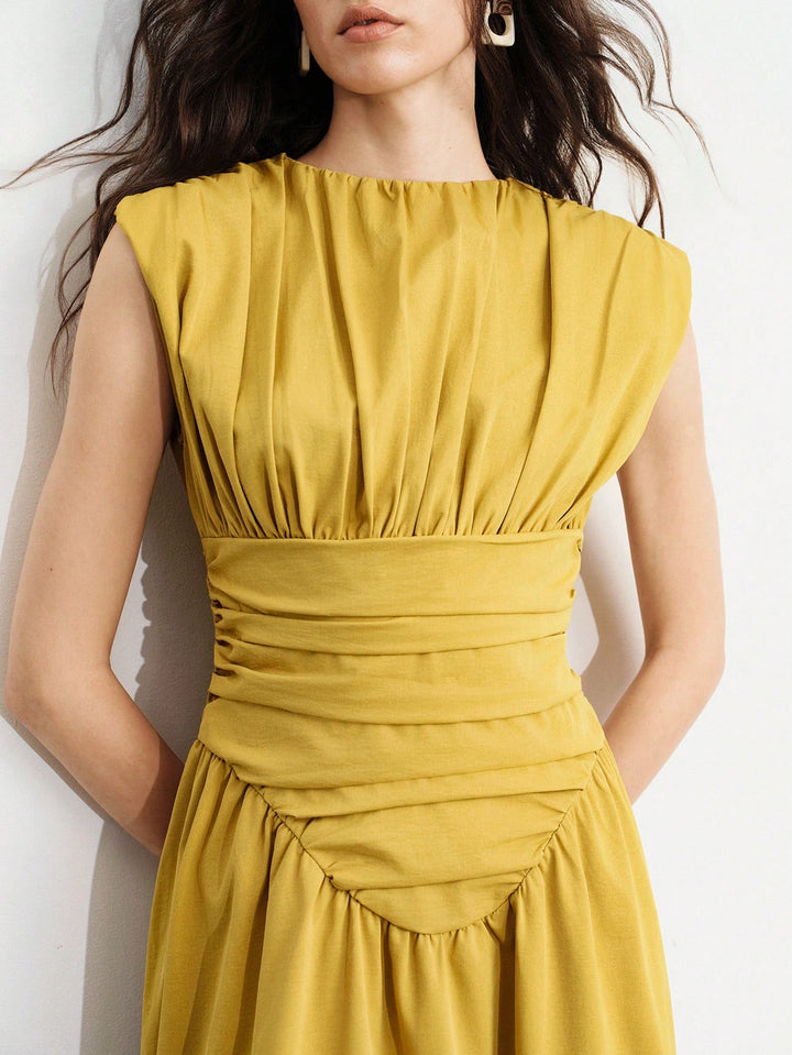 Rochie maxi SHEIN, portocaliu