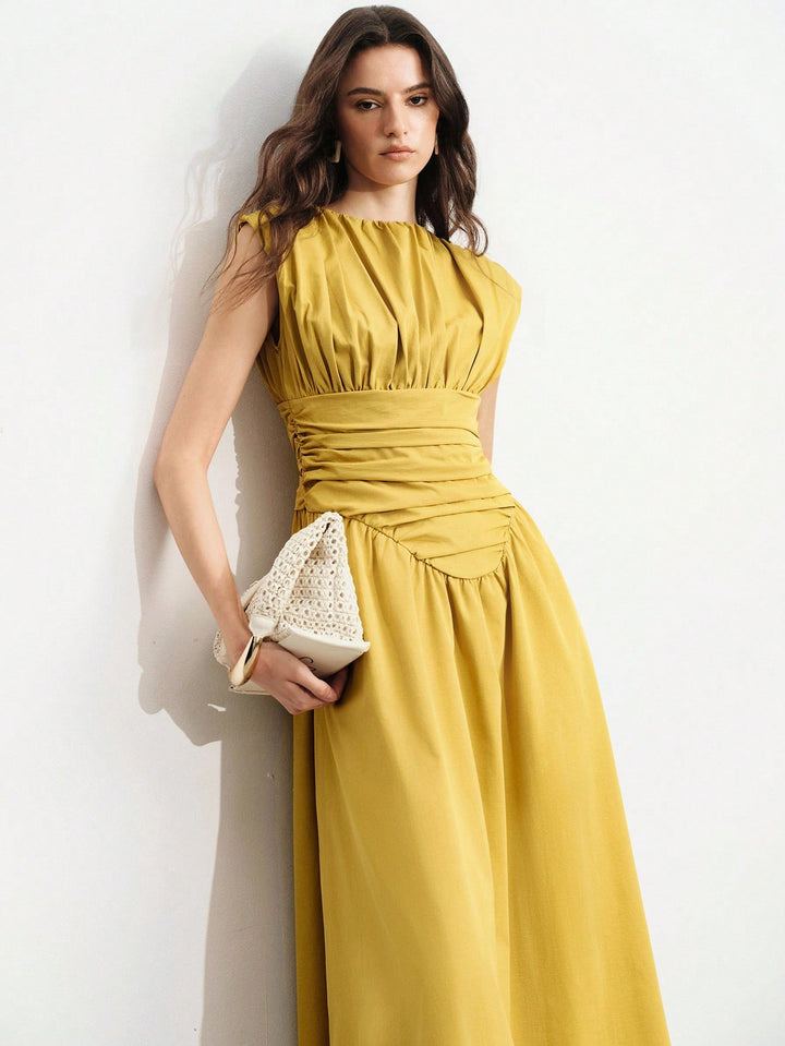 Rochie maxi SHEIN, portocaliu