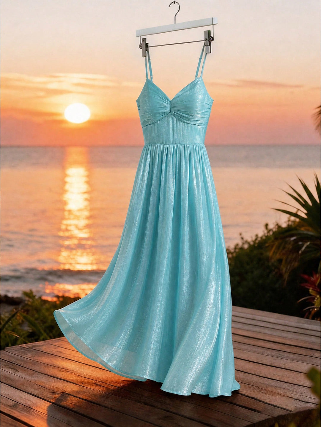 Rochie maxi SHEIN, albastru